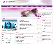 PHP大学生求职招聘网站