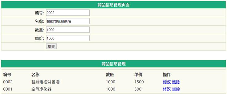 销售信息管理列表