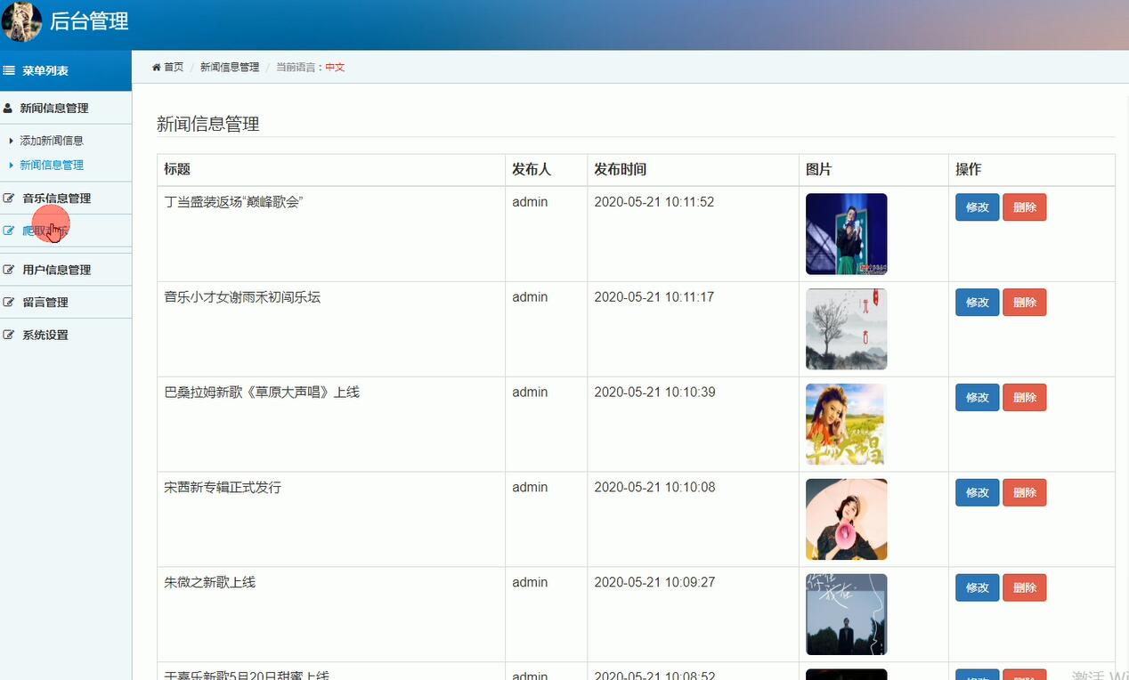 新闻信息管理