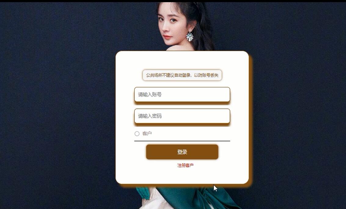 登录界面